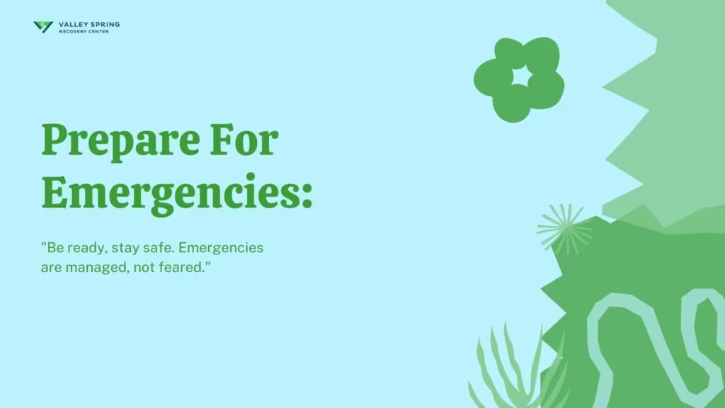 Prepare for Emergencies During Intervention