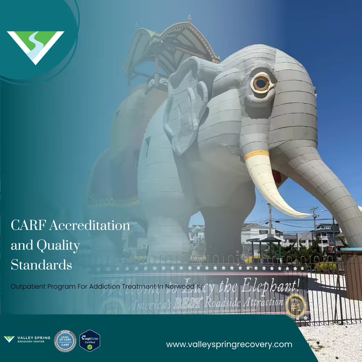 CARF accreditation certificate and New Jersey licenses at Valley Spring Recovery Center CARF accreditation certificate and New Jersey licenses at Valley Spring Recovery Center