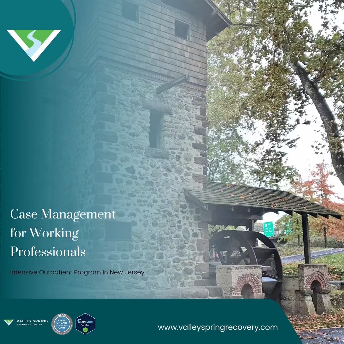 Evening programming and case management at Valley Spring Recovery Center Evening programming and case management at Valley Spring Recovery Center