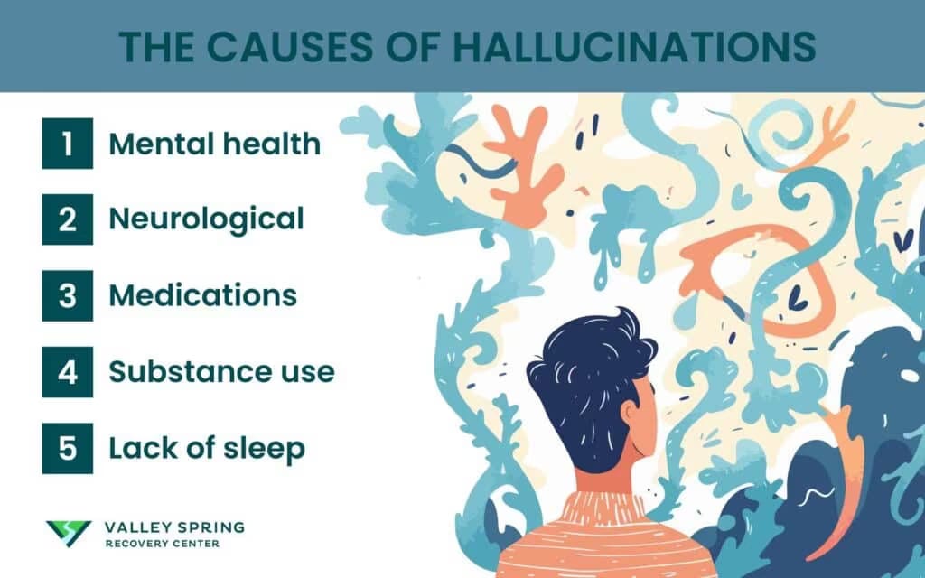 Non-psychiatric causes of hallucinations including neurological disease and sleep deprivation