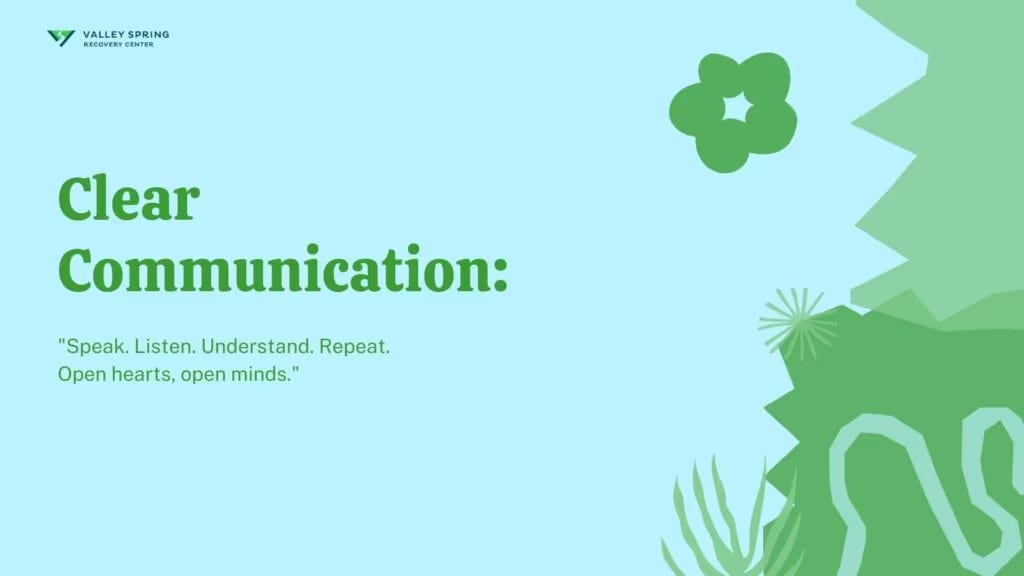 Clear Communication after relapse