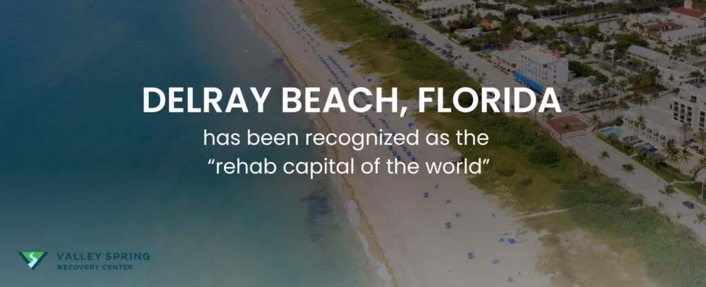 Delray Beach is the rehab capital of the world statistical illustration.