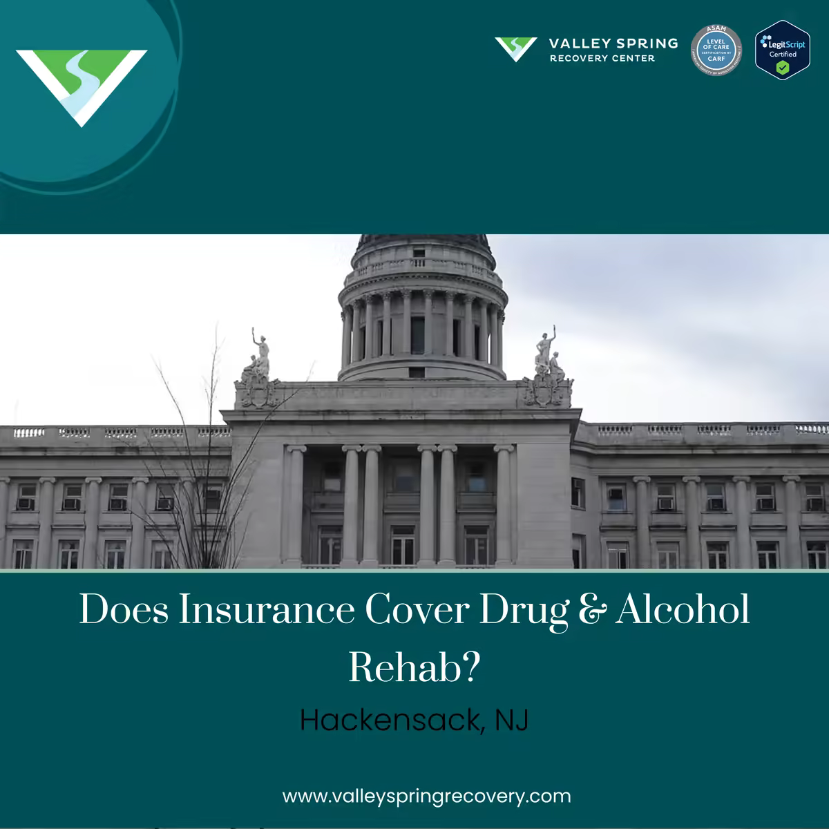 Insurance coverage for addiction treatment near Hackensack, NJ