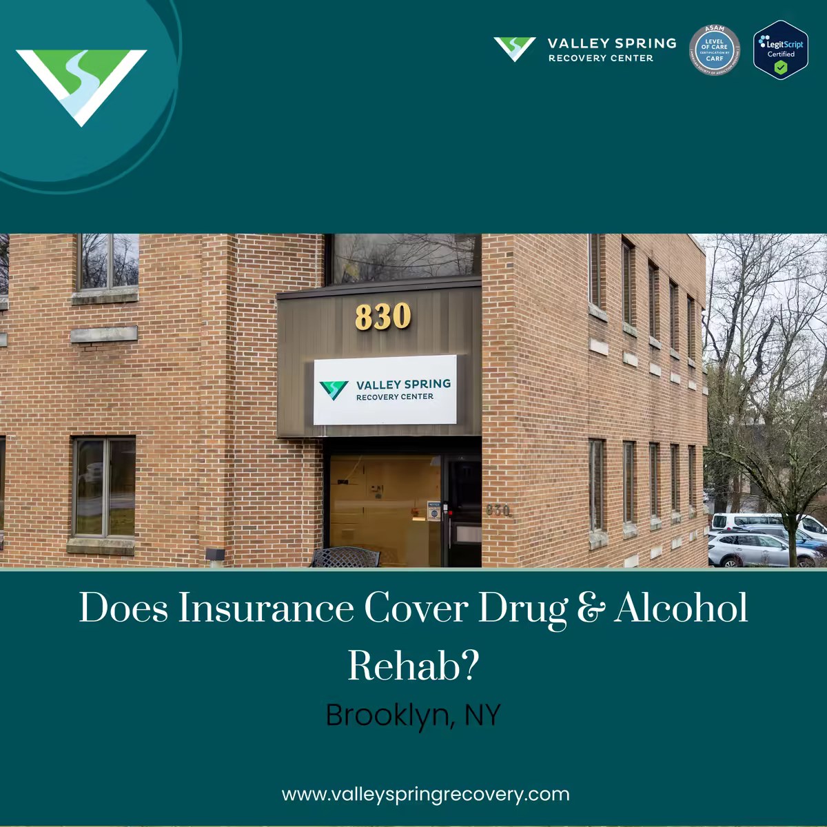 Insurance coverage for addiction treatment near Brooklyn, NY
