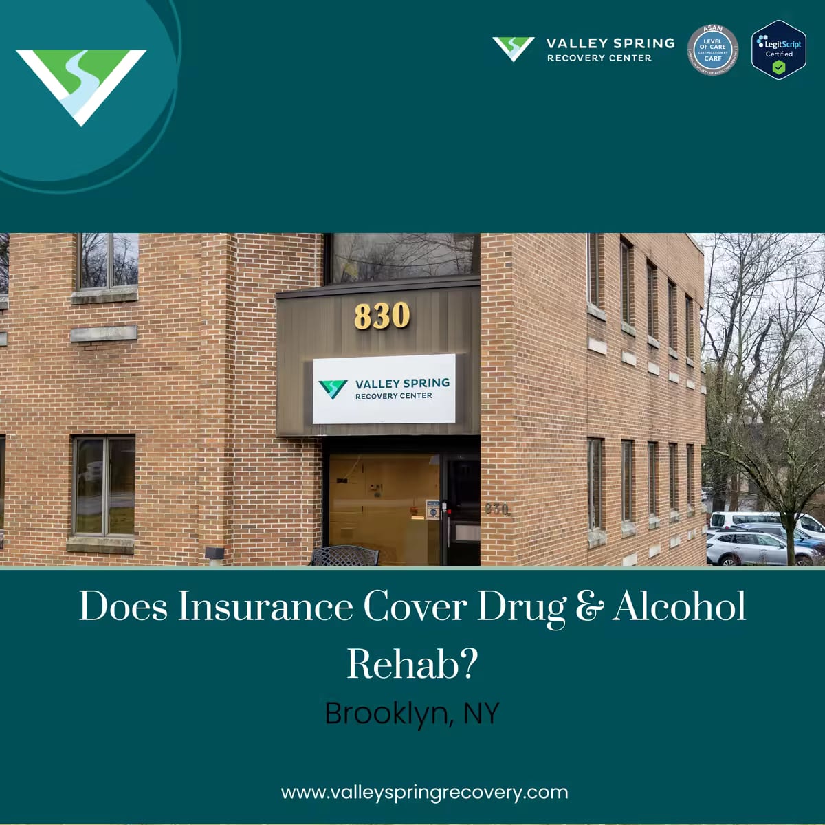 Insurance coverage for addiction treatment near Brooklyn, NY