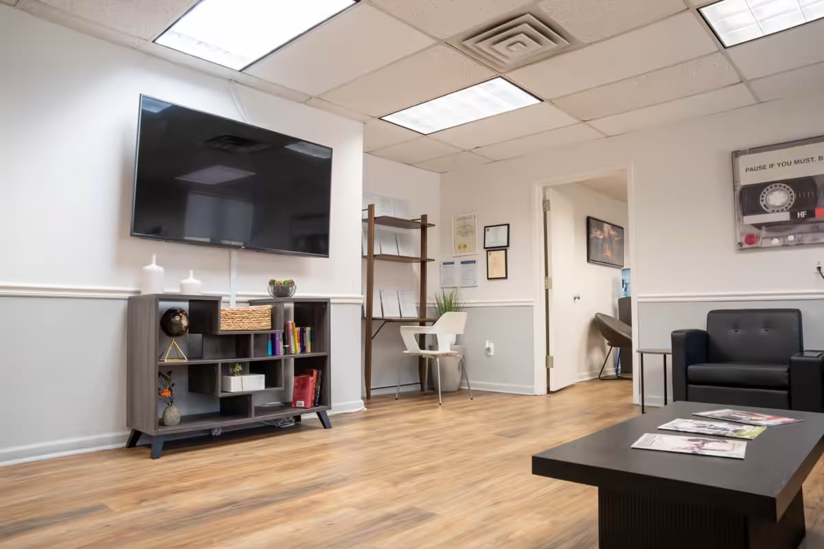 Group session room at Valley Spring Recovery Center in Norwood, NJ