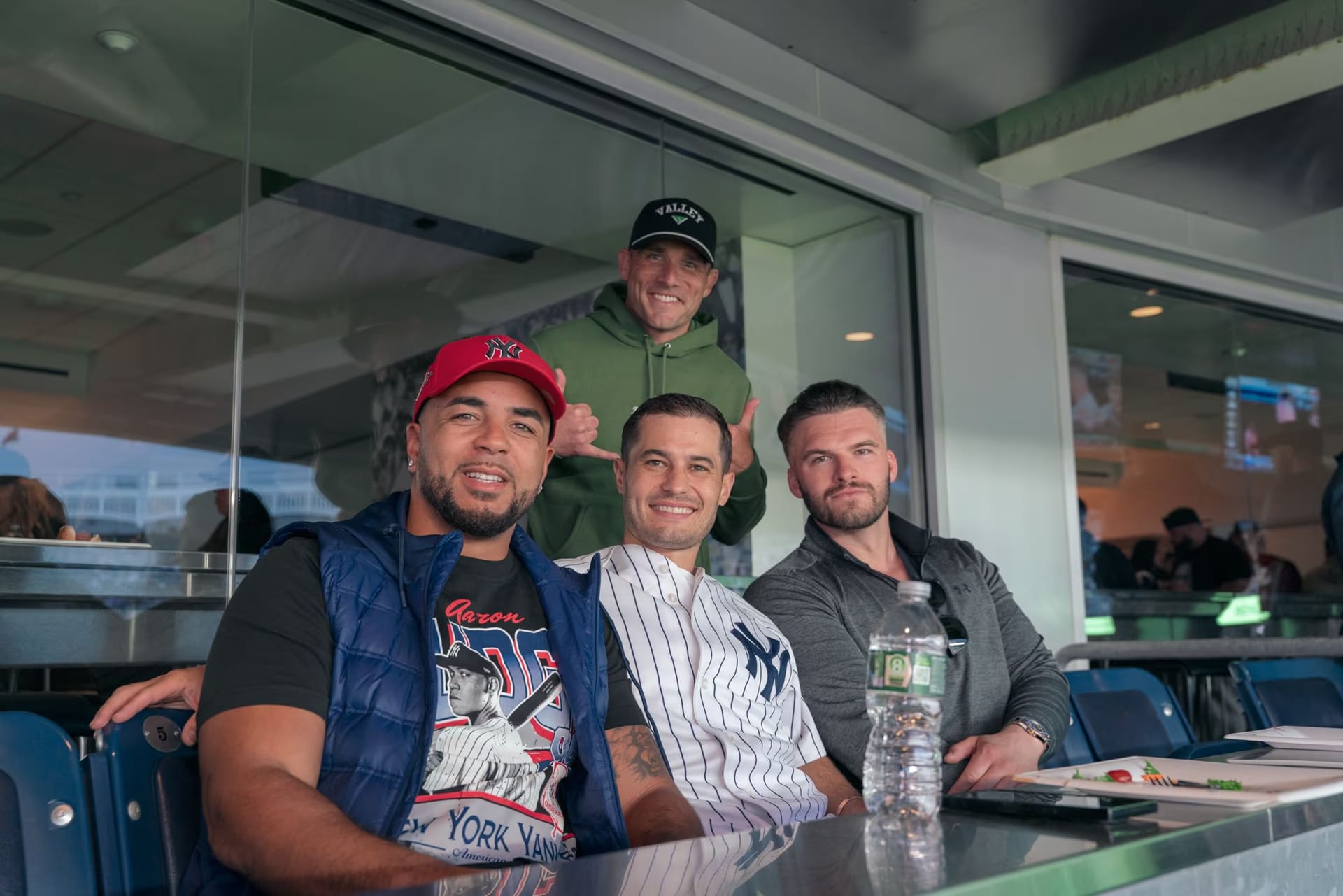 Valley Spring Recovery Center CEO Brian Cellary and clinical leadership at New York Yankees Mental Health Awareness Night