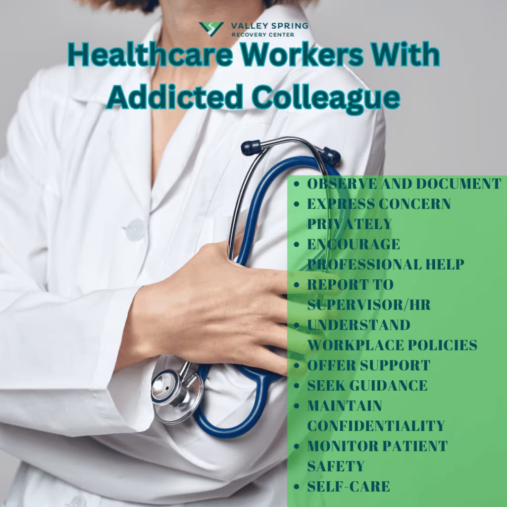 healthcare workers and addicted colleagues