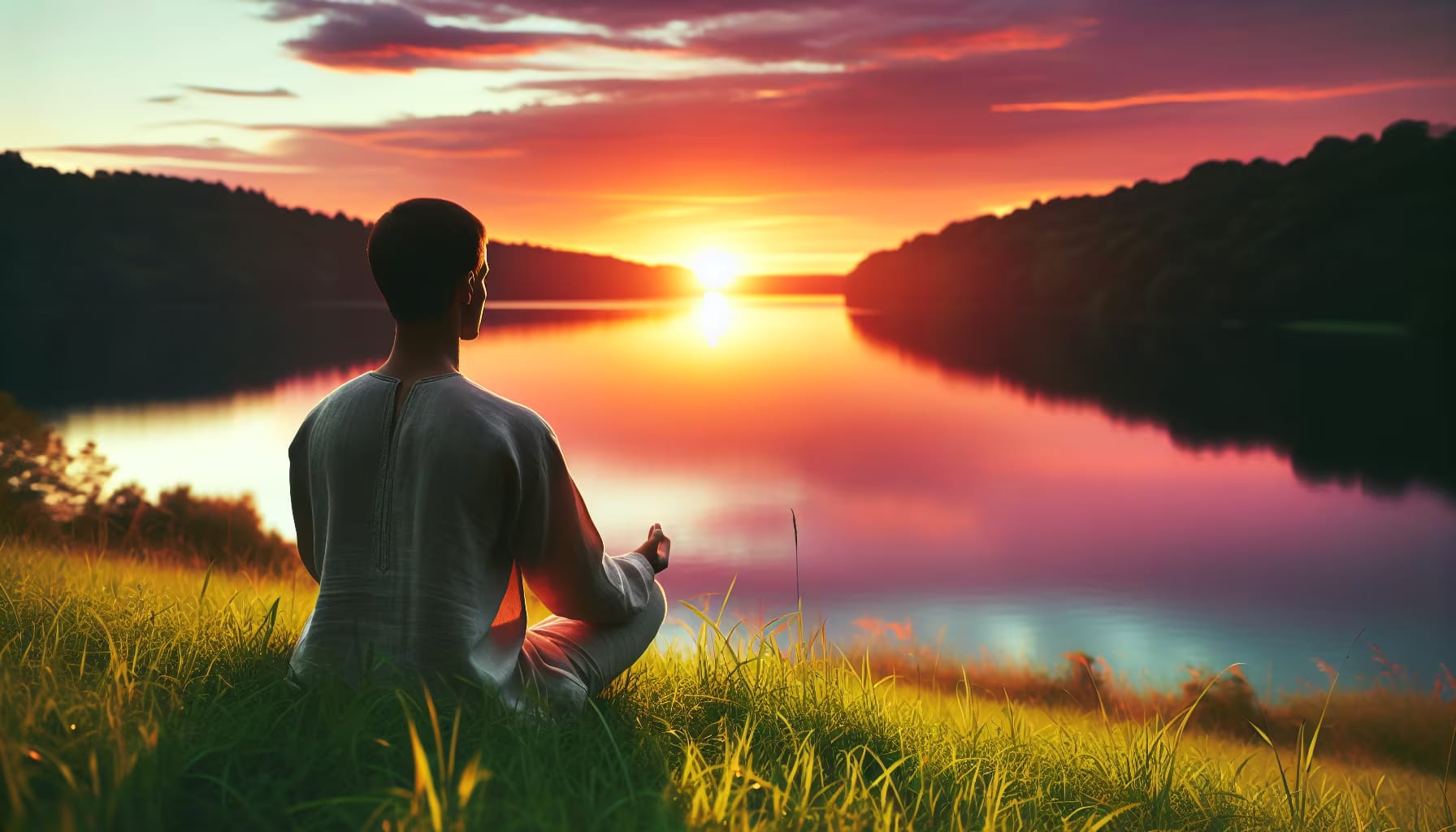 Person experiencing reduced anxiety during prescribed buspirone treatment