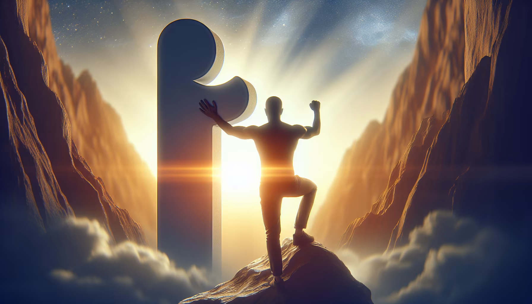 Illustration of a person overcoming alcohol withdrawal with the help of Buspar