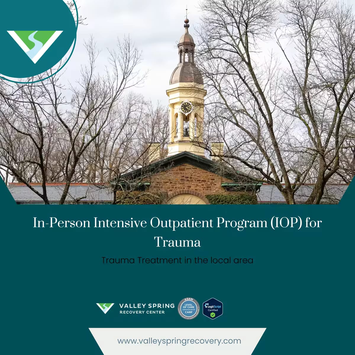 Intensive Outpatient Program for trauma treatment at Valley Spring Recovery Center Intensive Outpatient Program for trauma treatment at Valley Spring Recovery Center