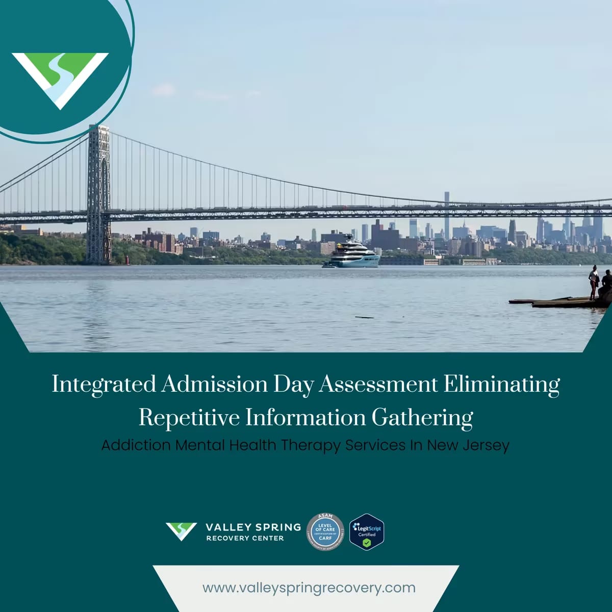 Admissions clinician reviewing medical detox placement and the next substance use disorder treatment level in New Jersey Admissions clinician reviewing medical detox placement and the next substance use disorder treatment level in New Jersey