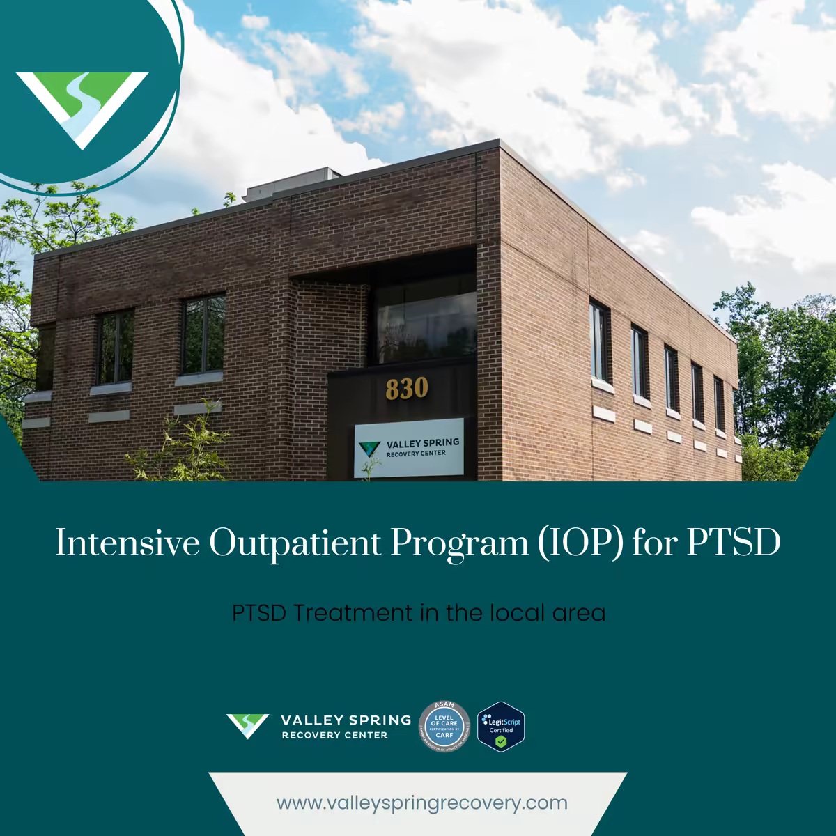Intensive Outpatient Program for PTSD treatment at Valley Spring Recovery Center Intensive Outpatient Program for PTSD treatment at Valley Spring Recovery Center
