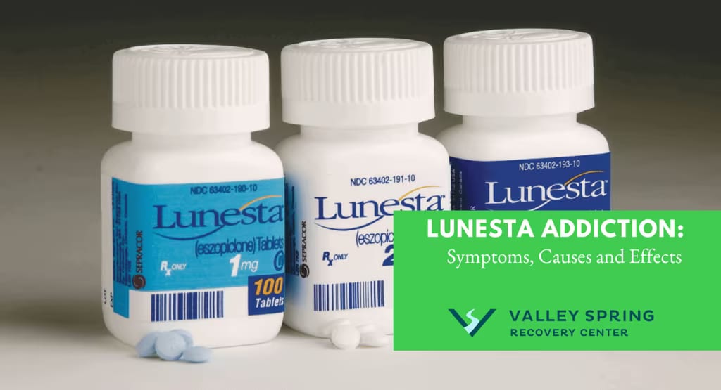Signs and safety risks associated with Lunesta and eszopiclone misuse