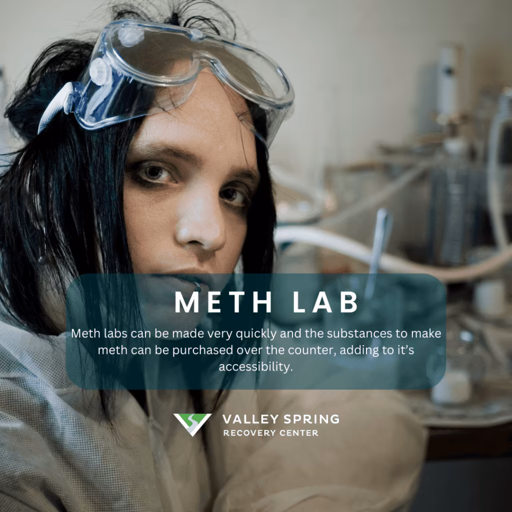 Meth Lab manufacturing methamphetamines