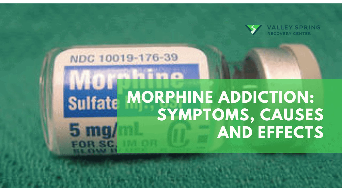 Morphine opioid use disorder involving tolerance, withdrawal, impaired control, and overdose risk