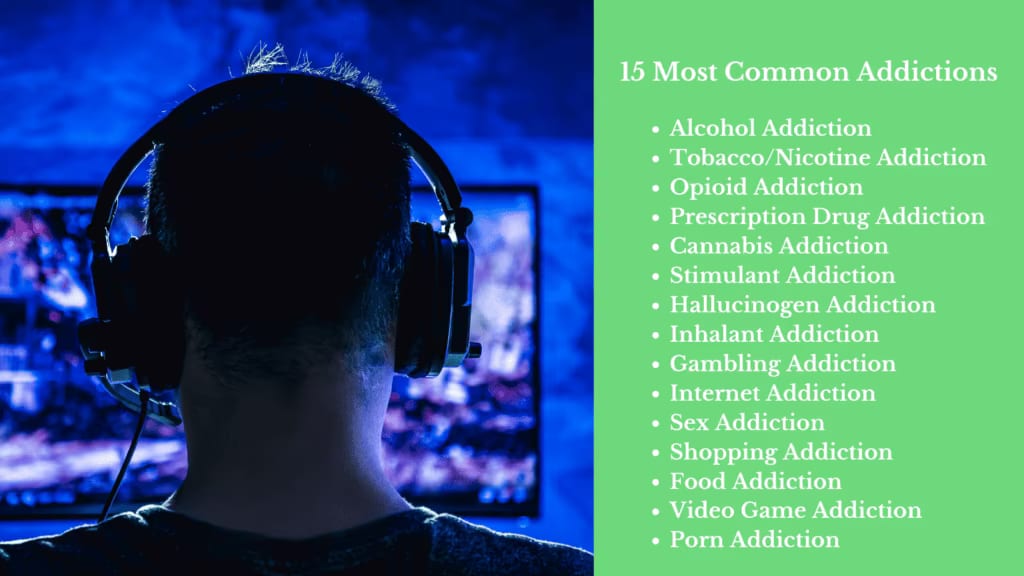 15 Most Common Addictions in 2025: Substance And Behavioral Addictions