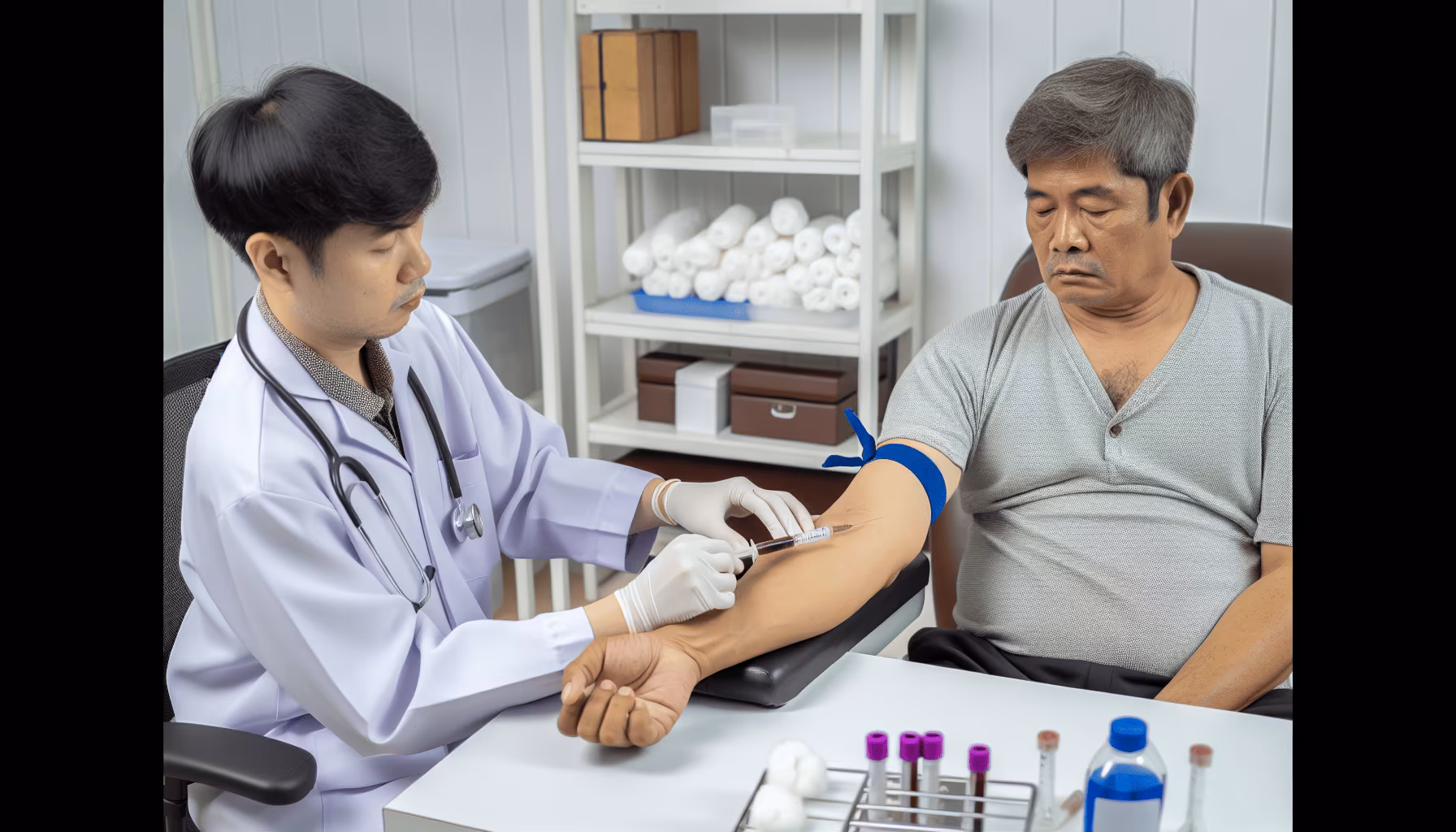 Photo of cortisol levels measurement