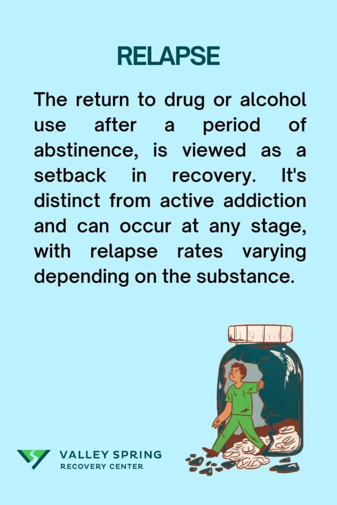 Relapse after period of sobriety