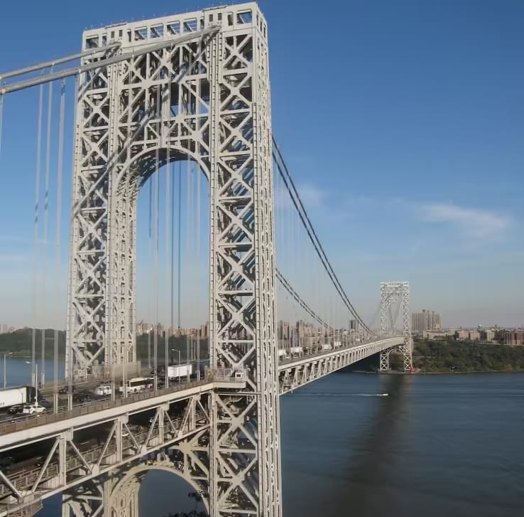 George Washington Bridge, Bergen County, New Jersey — Valley Spring Recovery Center service area