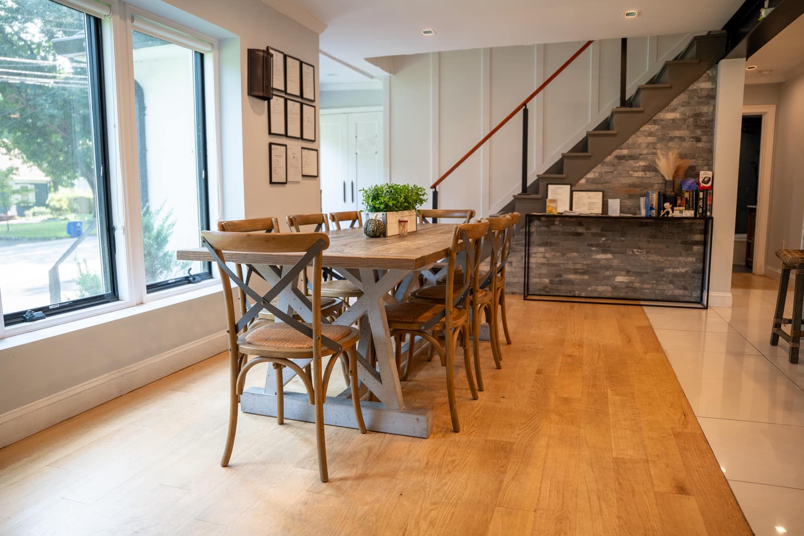 Dining room of a Valley Spring partner sober living home in Closter, New Jersey Dining room of a Valley Spring partner sober living home in Closter, New Jersey