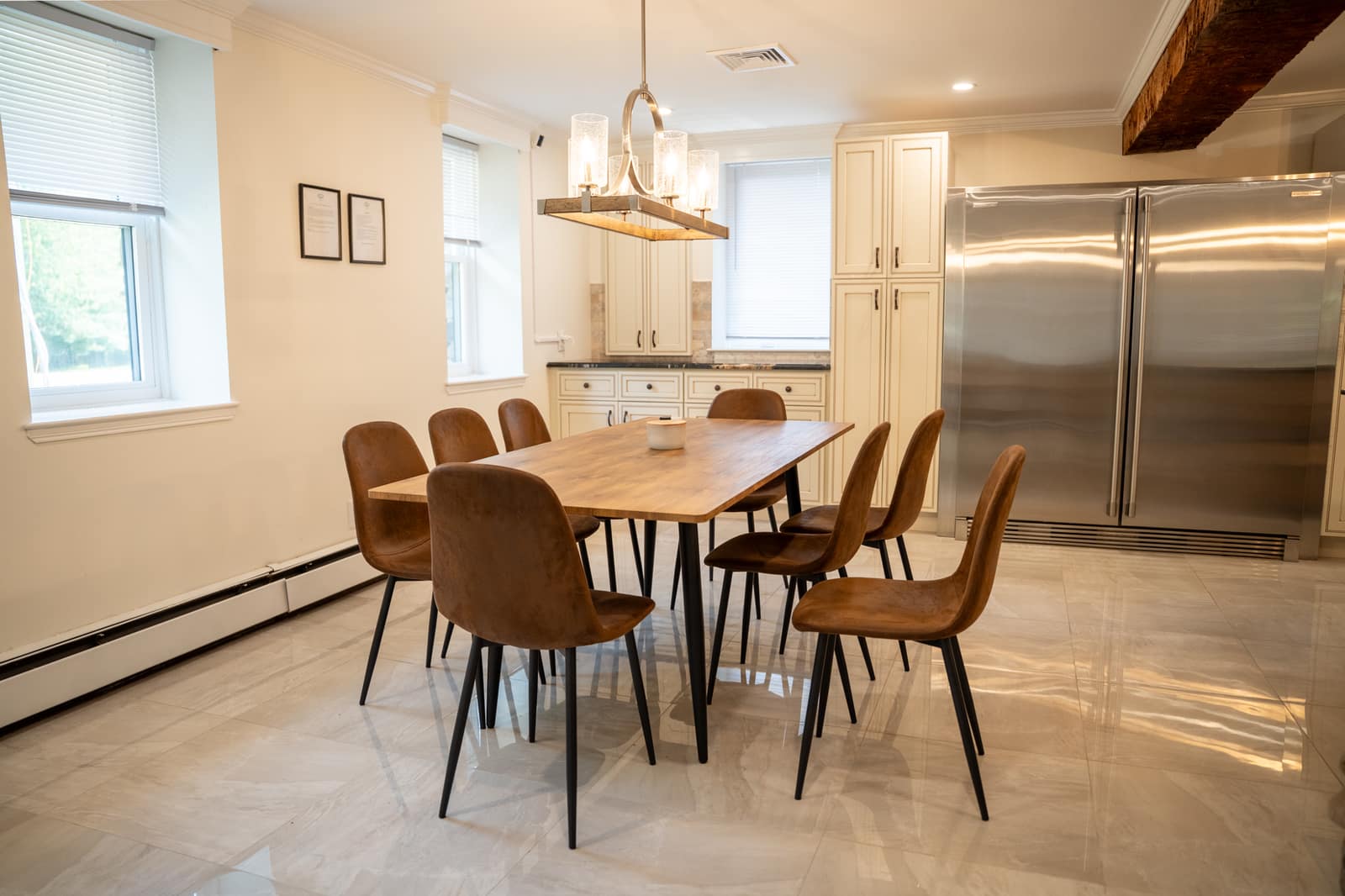 Dining room of a Valley Spring partner sober living home in Old Tappan, New Jersey Dining room of a Valley Spring partner sober living home in Old Tappan, New Jersey