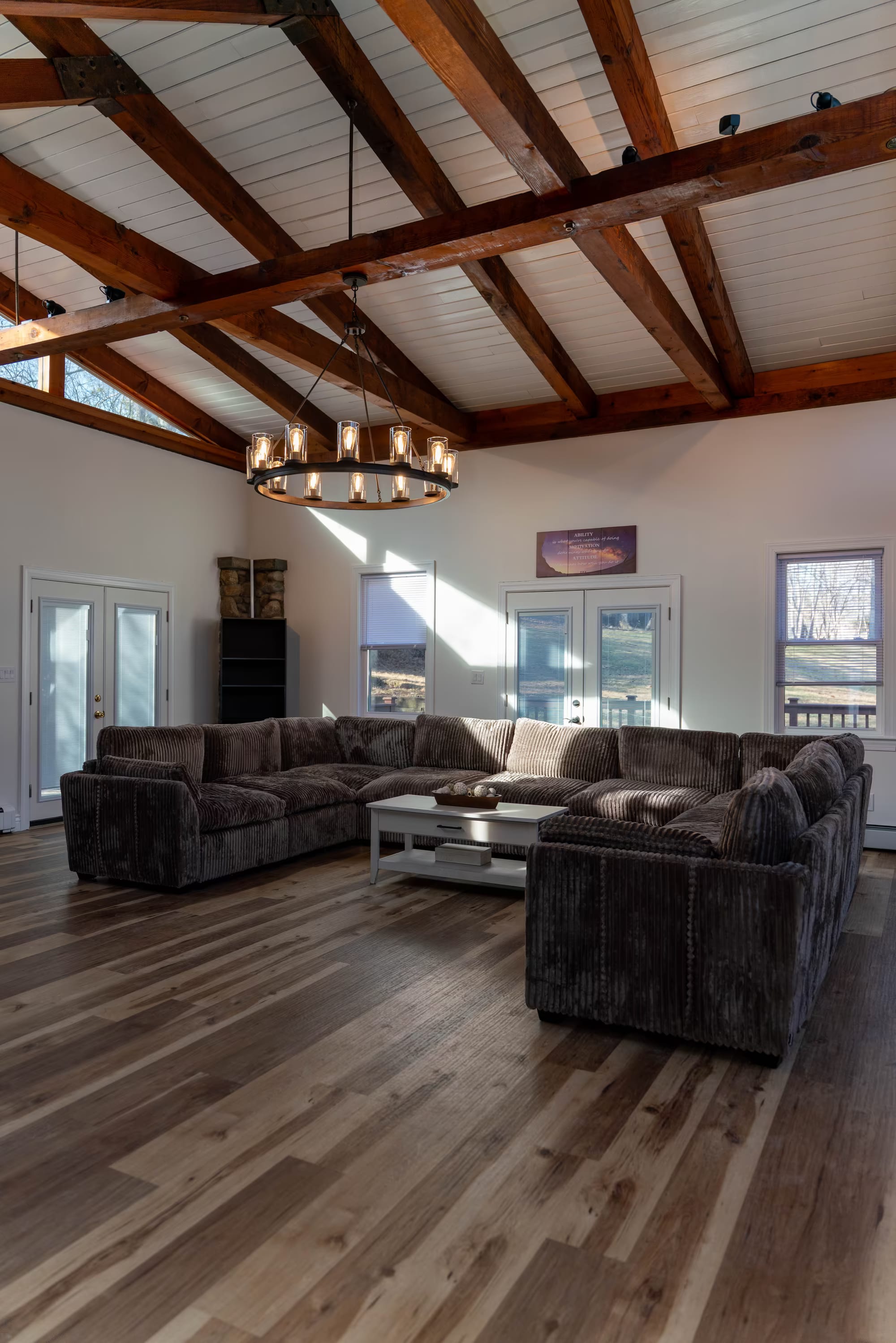 Living room in a Valley Spring partner sober living home in New Jersey