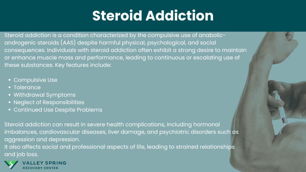 Steroid Addiction: Definition, Types, Causes, Symptoms, Effects and Treatment