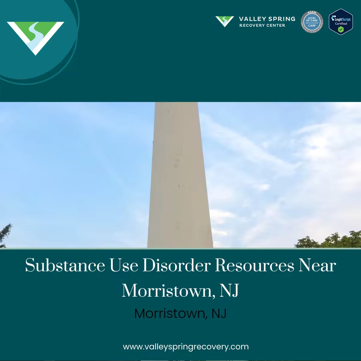 Substance use disorder resources near Morristown, NJ