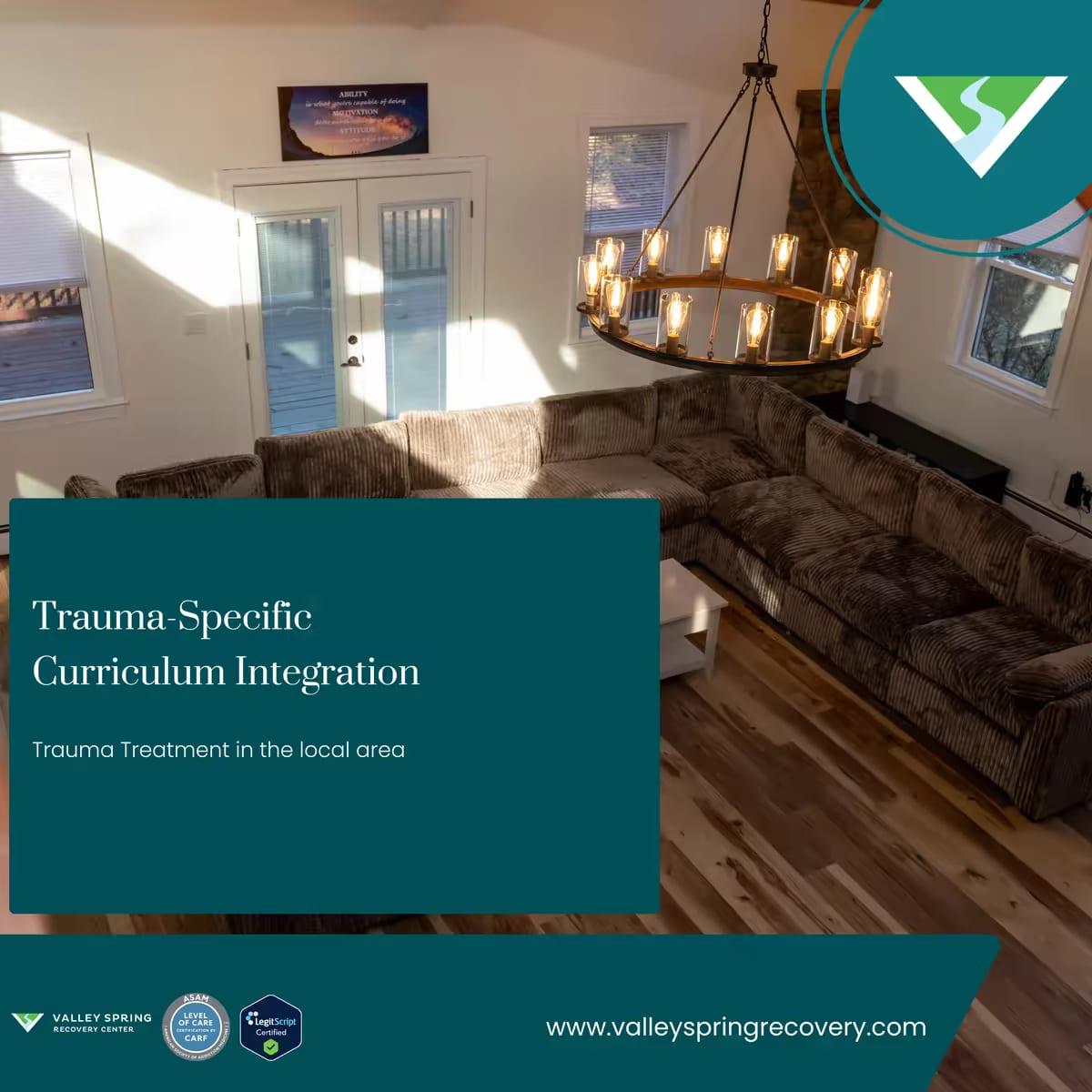 Trauma-specific curriculum integration at Valley Spring Recovery Center Trauma-specific curriculum integration at Valley Spring Recovery Center