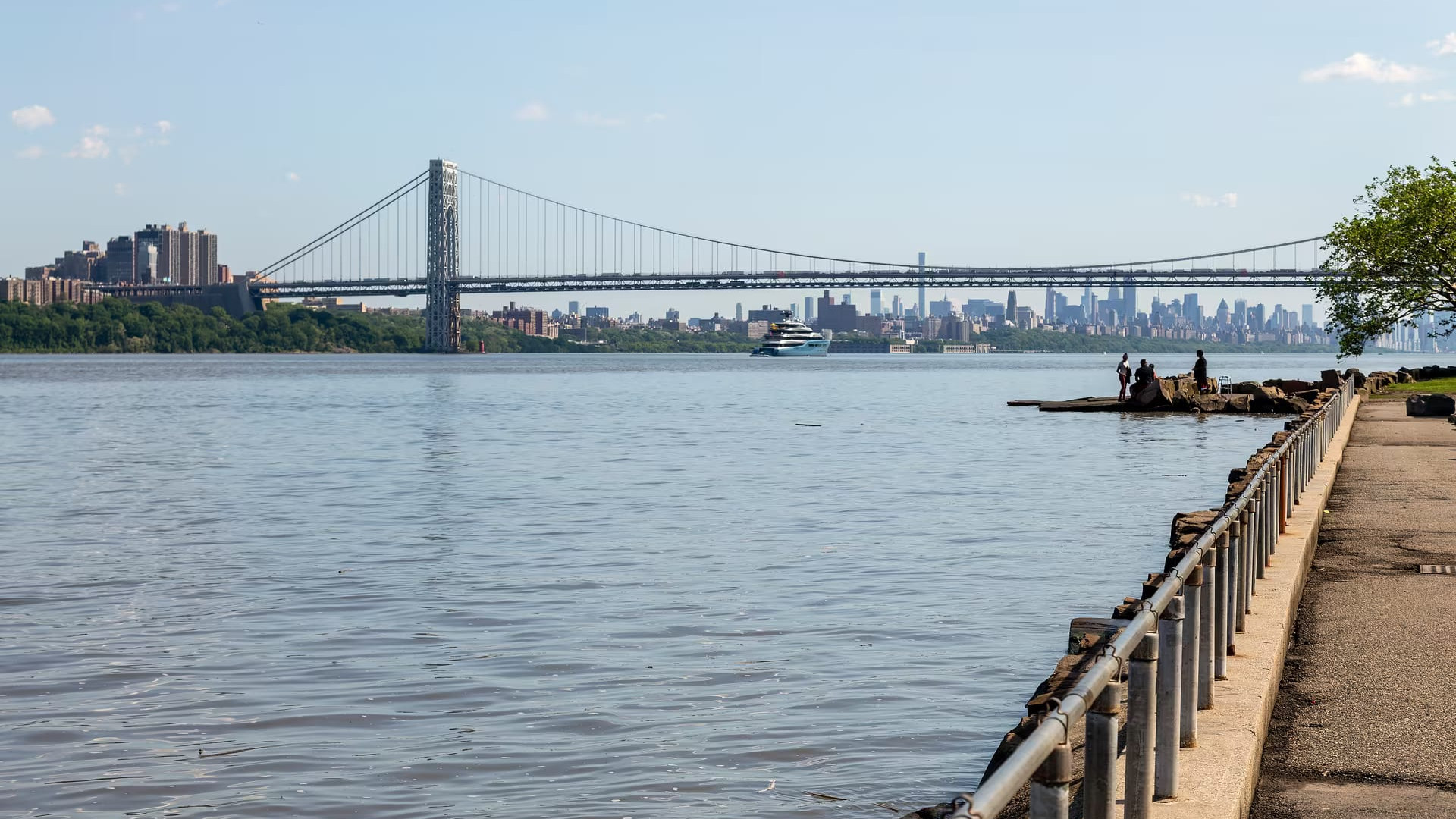 Valley Spring Recovery Center New York service area George Washington Bridge and Manhattan skyline across the Hudson River
