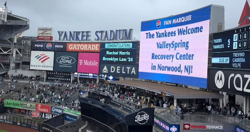 Valley Spring Recovery Center at New York Yankees Mental Health Awareness Night Valley Spring Recovery Center at New York Yankees Mental Health Awareness Night