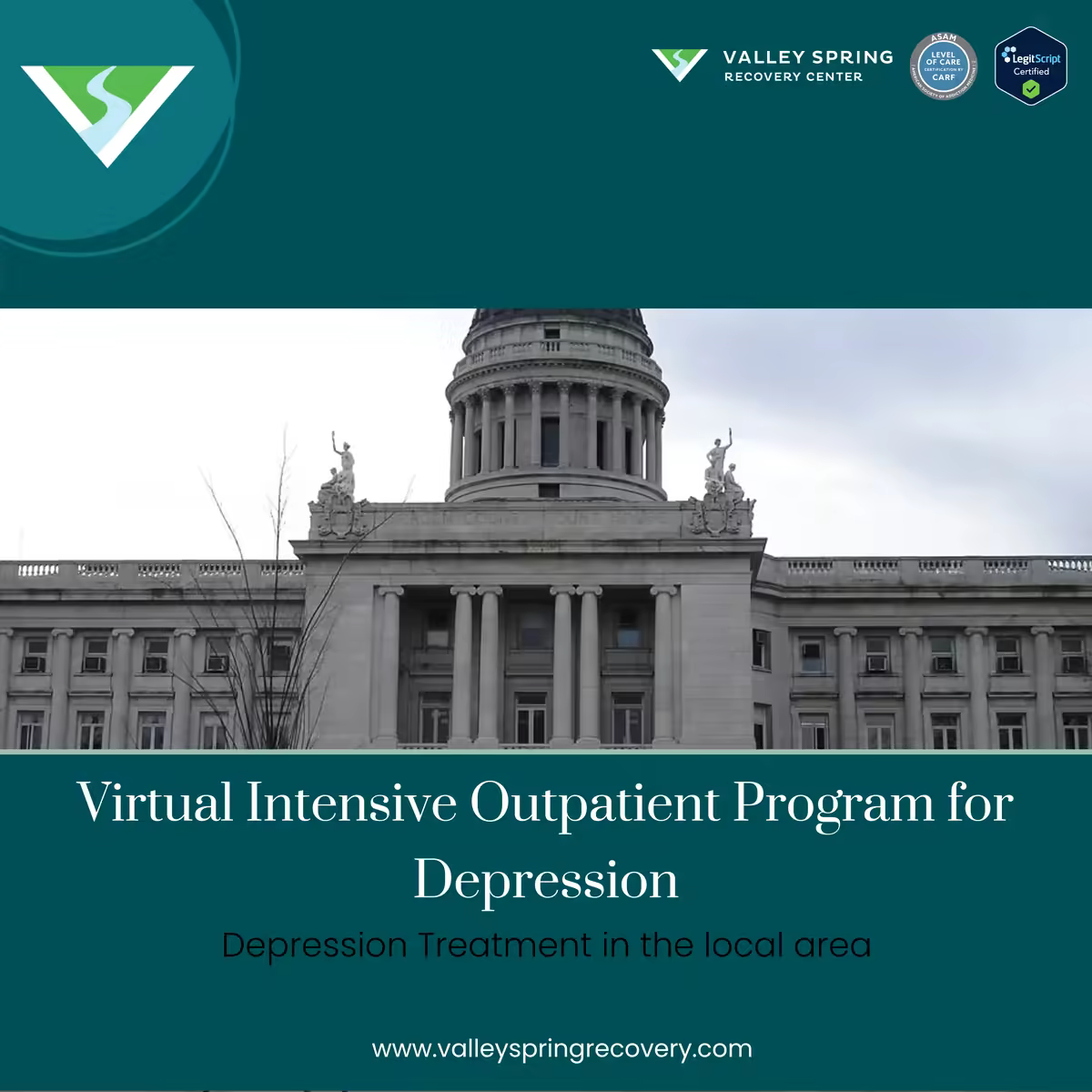 Virtual Intensive Outpatient Program for depression treatment at Valley Spring Recovery Center Virtual Intensive Outpatient Program for depression treatment at Valley Spring Recovery Center
