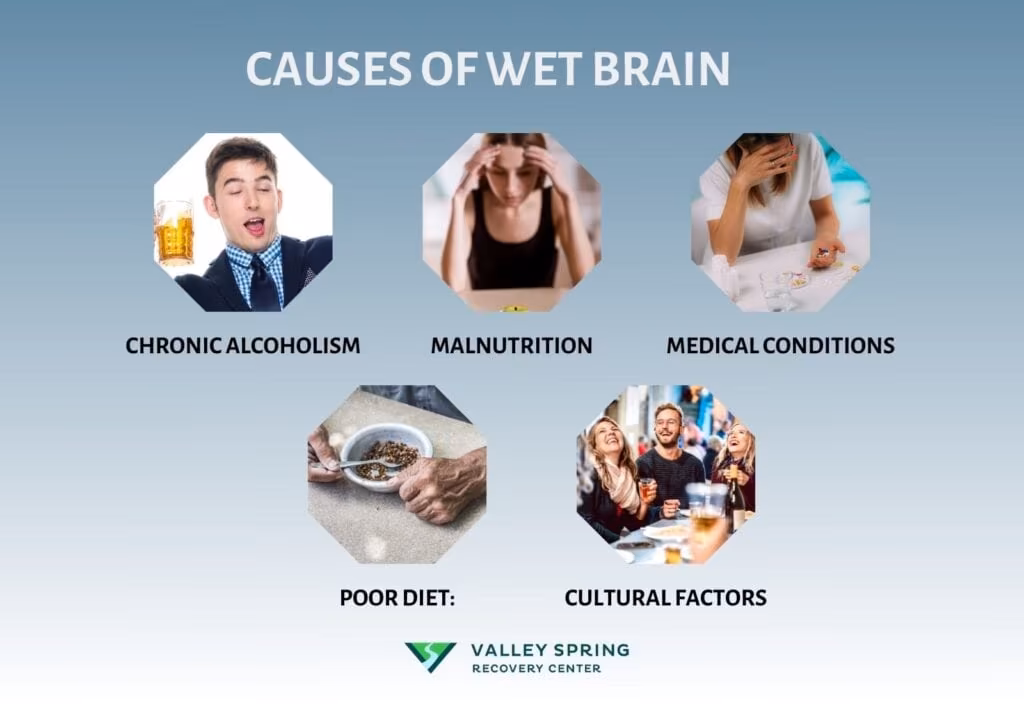 What causes a Wet Brain