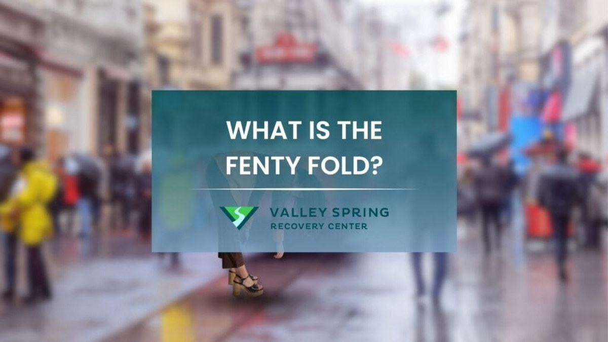 Blurred street scene with the title What Is the Fenty Fold and the Valley Spring Recovery Center logo