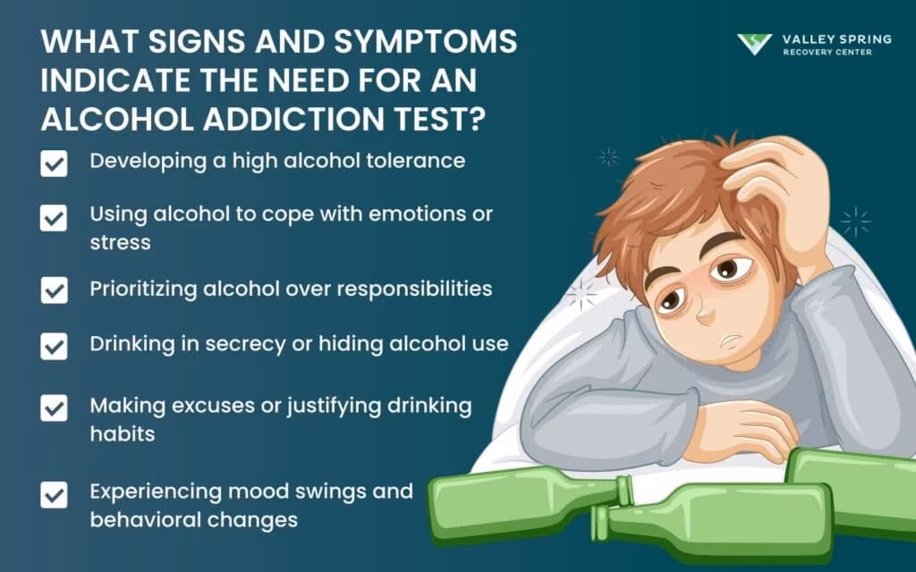 What Signs and Symptoms Indicate the Need for an Alcohol Addiction Test
