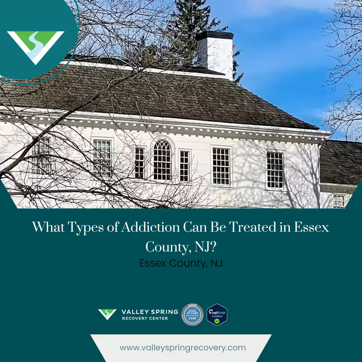 Addiction types treated near Essex County, NJ