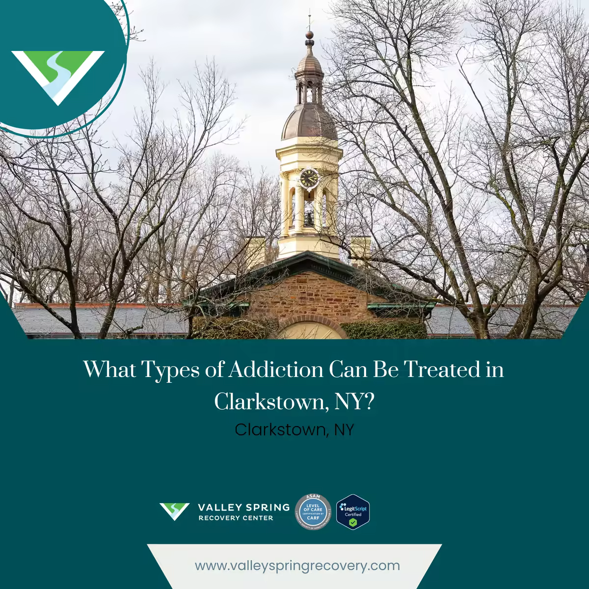 Addiction types treated near Clarkstown, NY