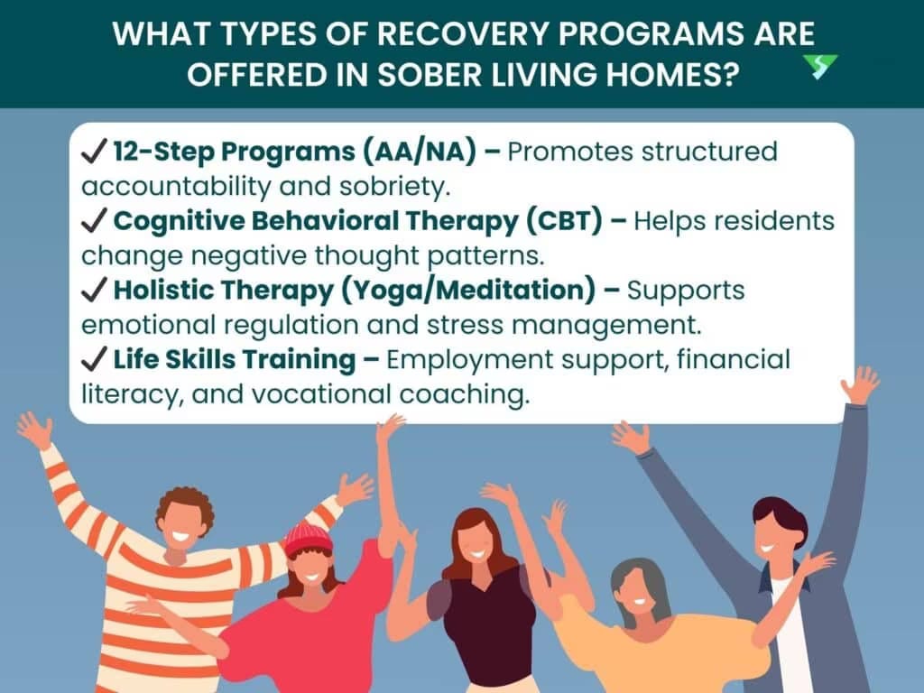 What Types of Recovery Programs Are Offered in Sober Living Homes