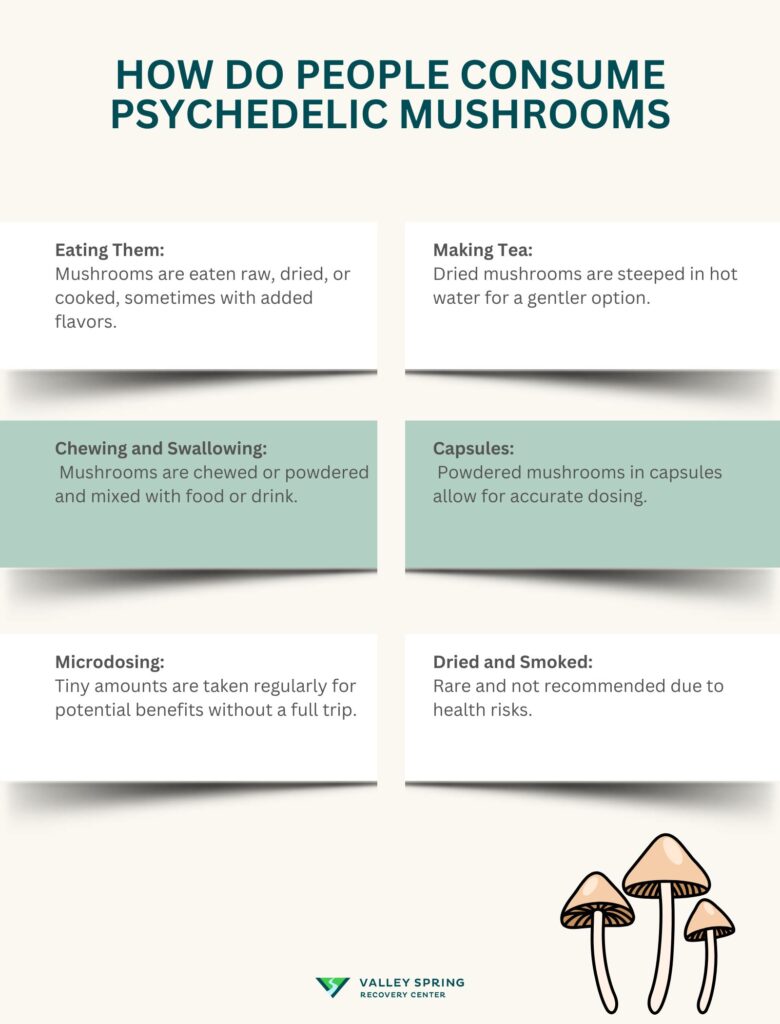 How Do People Consume Psychedelic Mushrooms