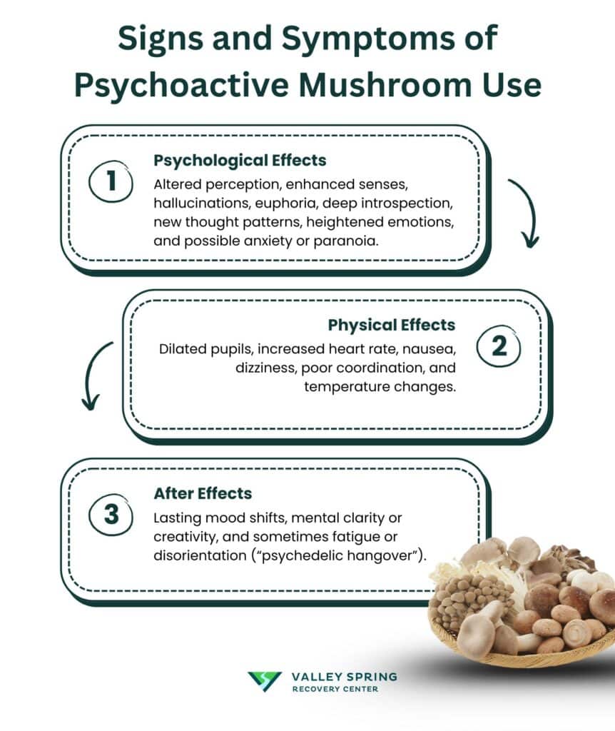 Signs And Symptoms Of Psychoactive Mushroom Use
