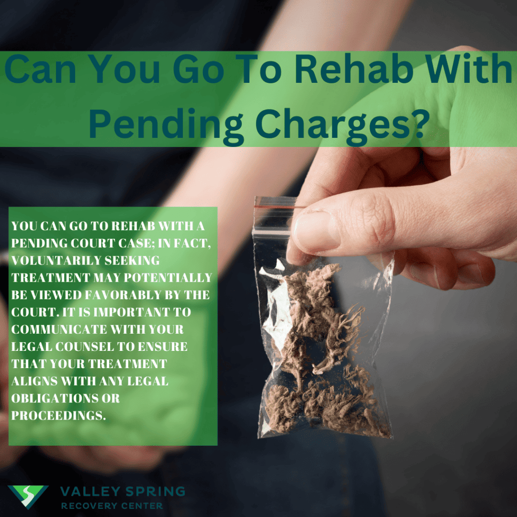 Going To Rehab With Pending Charges