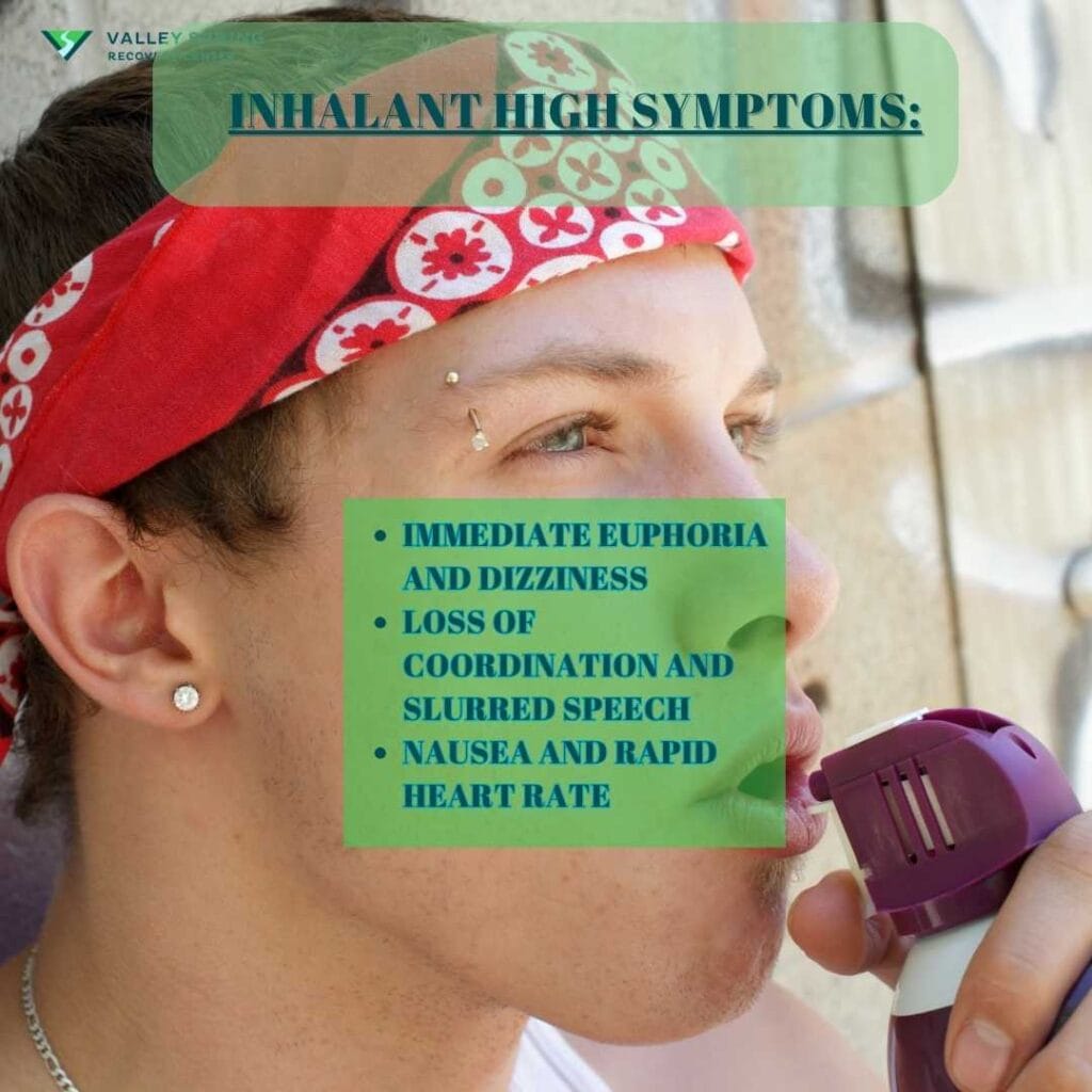 Inhalant High Symptoms