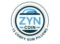 Zyn Coin Logo 15 Comfy Gum Pillows