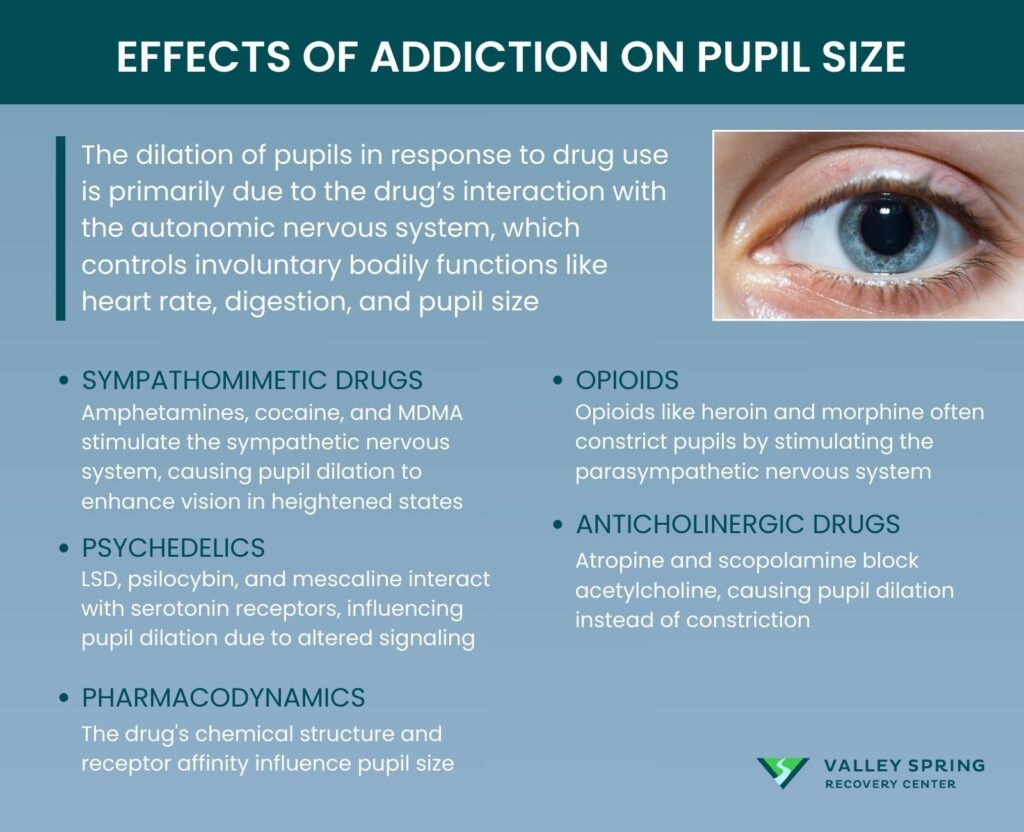 Effects Of Addiction On Physical Health And Pupil Size