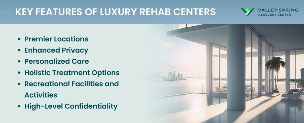Key Features Of Luxury Rehab Centers