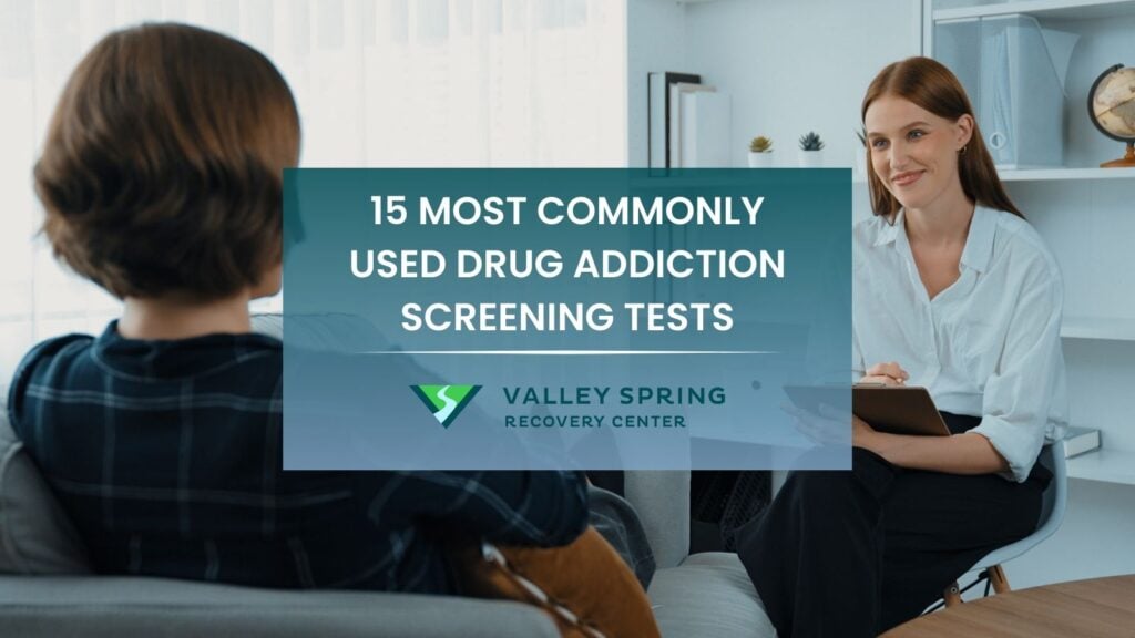 most commonly used drug addiction screening test