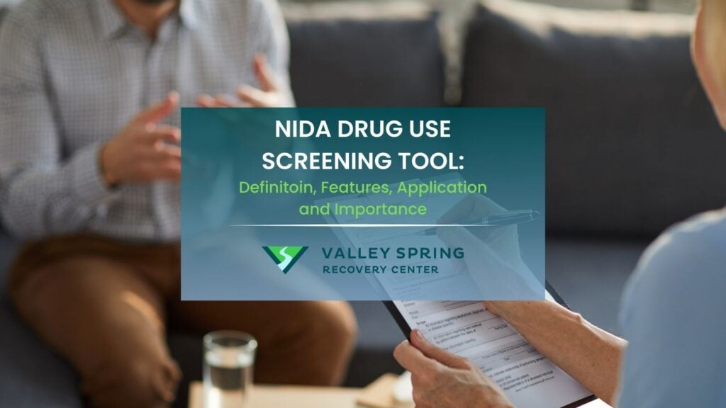 NIDA drug use screening tool