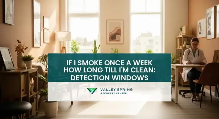 If I Smoke Once a Week How Long Till I'm Clean: Detection Windows