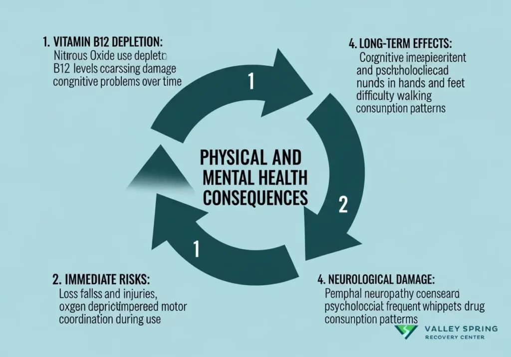 Key Health Consequences Of Whippets Drug Abuse Including Immediate Risks And Long-Term Complications From Nitrous Oxide Use